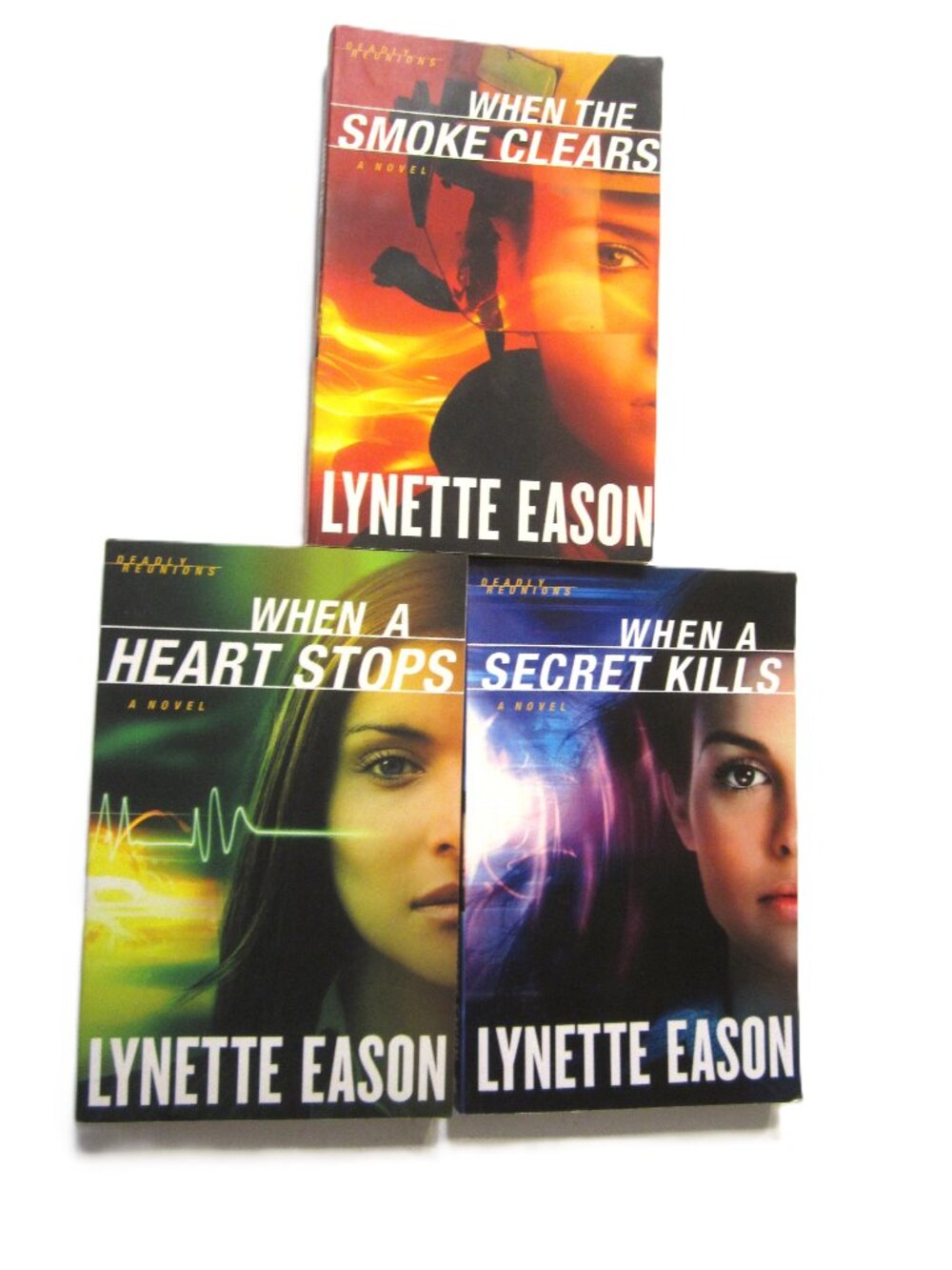 Lynette Eason Deadly Reunions Complete Set 3 Paperback Books Christian Fiction